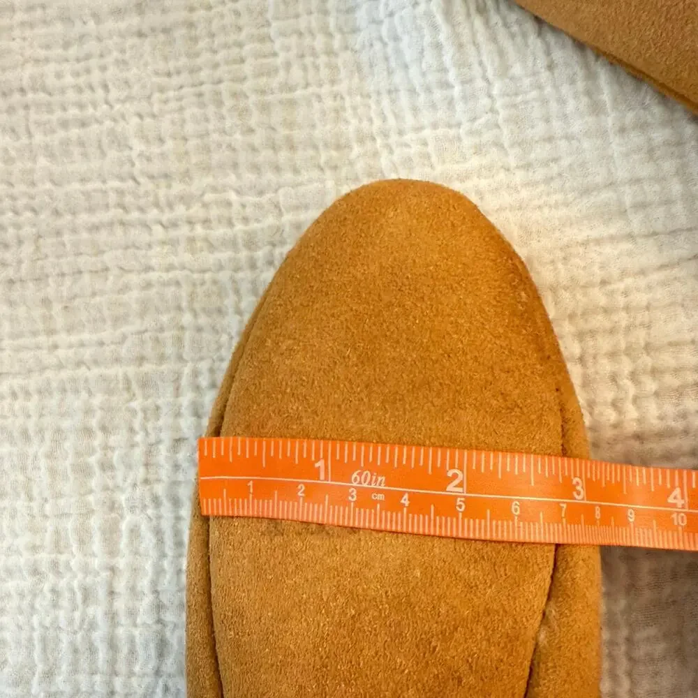 Firesiders Slippers Size Youth 4.5 or Women’s 6N Leather Fleece Lined Moccasin
